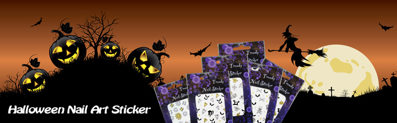 Gothic, Halloween Nailart Sticker/ Nagelsticker - Evil Smilies (HST02)